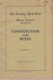 1st Constitution for TCYC Approved 7 May 1957